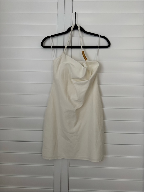 Zara Dresses & Skirts - Zara Cream Halter Mini Dress